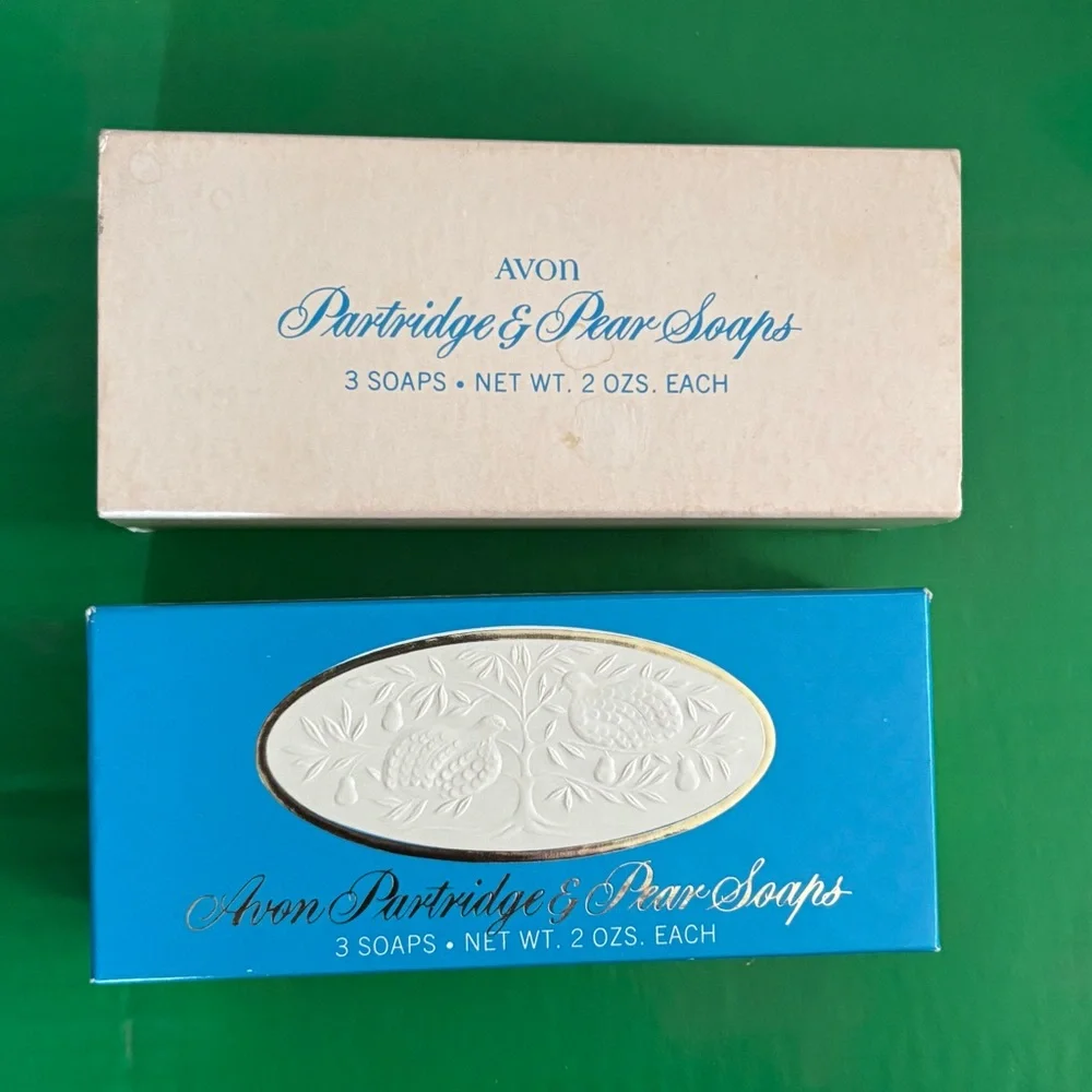 Vintage Avon Partridge & Pear Soap Set